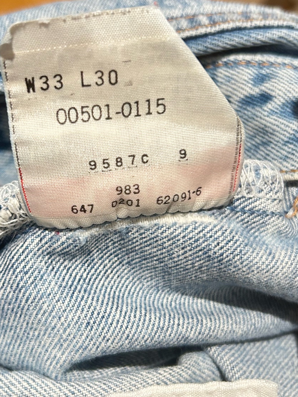 Vintage Levi's 501 Jeans 30 x 25 - Picture 11 of 16